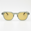 April Night Driving Glasses (Yellow Tint) - Transparent green Geometric TR90 Frame
