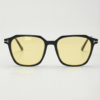 Elma Night Driving Glasses (Yellow Tint) - Black Rectangle TR90 Frame