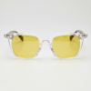 Faith Night Driving Glasses (Yellow Tint) - Clear Rectangle TR90 Frame
