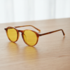 Moira Night Driving Glasses (Yellow Tint) - Tortoise Round TR90 Frame